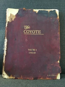 The Coyote University of Texas Humor Magazine Yearbook 1908-1909 Austin Many Ads - Bild 1 von 12