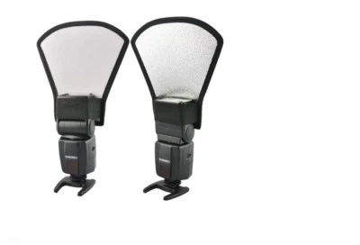 Reflector Flash diffuser softbox silver/white  Nikon speedlite Canon Sigma Sony. - Image 1 of 4