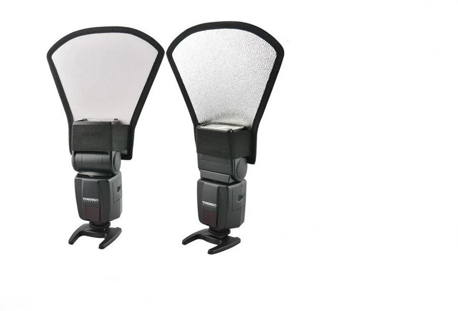 Reflektor Blitz Diffusor Softbox Silber/Weiß für Nikon Speedlite Canon Sigma - Bild 1 von 1