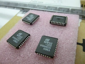 2 Stück/ 2 pieces M28F512-12C6 = 28F512 512Kbit (64Kx8) FLASH -40° to +85°C NEW - Bild 1 von 5