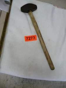 7273. Altes Barock Werkzeug Hammer Gussstahl 400 gr. - Bild 1 von 3