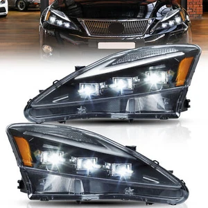 VLAND LED Scheinwerfer Für Lexus IS250/350/F (2006-2013) mit Blue Startup DRL - Bild 1 von 8