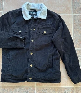 BKC NYC Truckerjacke schwarz Cord Herren Gr. M - Bild 1 von 9