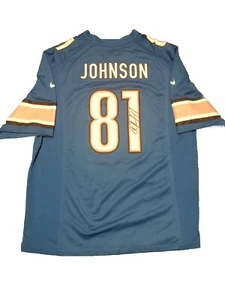 Calvin Johnson Signed Autographed Nike On Field Detroit Lions Jersey Beckett COA - Picture 1 of 8