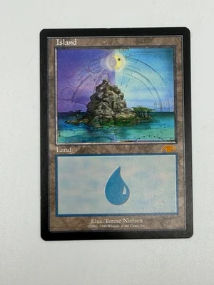 MTG Guru Land GURU ISLAND VG  /  RARE -MANA MANSION - Image 1 of 4