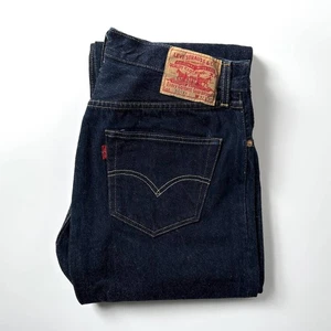 Levi's 501XX 1955 Model Jeans W31 L36 Blue, USA Made White Oak Cone Denim - Bild 1 von 10