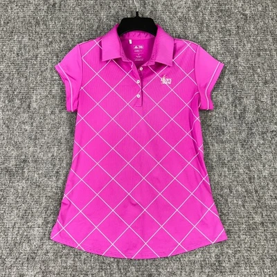 Camisa Polo Adidas Para Mujer M Rosa Dunas Oeste Club de Golf Climalite Absorción UVA 50 Foto 1 de 4