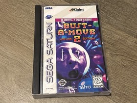 Bust-A-Move 2 Sega Saturn Complete CIB w/Reg Card Authentic Very Good Shape
