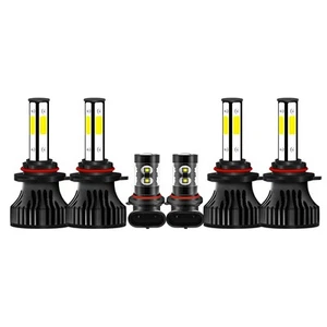High brightness LED Headlights Fog Lights Bulbs For Chevy Silverado 1500 2500 HD - Picture 1 of 14