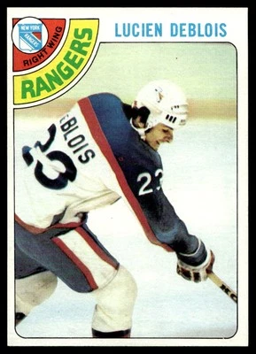 1978-79 Topps #136 Lucien DeBlois New York Rangers NR-MINT - Image 1 of 2