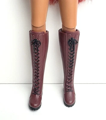 Disney ILY 4 Ever I Love Hocus Pocus Brown Knee High Boots For Doll New - Image 1 of 4