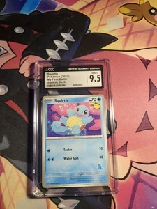 Mazo Squirtle My First Battle CGC como nuevo + sello Squirtle de 9,5 - Imagen 1 de 2
