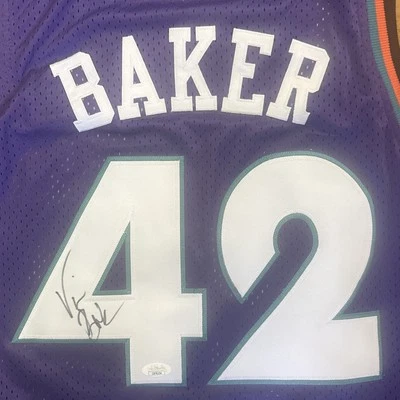 Vin Baker Signed Autographed All Star Jersey JSA COA Seattle Supersonics - Image 1 of 4