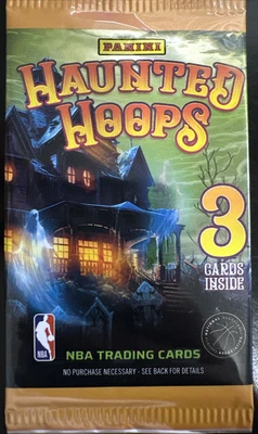 2023-24 Panini NBA Haunted Hoops Basketball 3 Trading Card PACK! Wembanyama