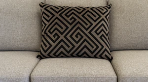 3x Samt Kissen Deko Geometrische Kunst 35x50 cm Zippi Design Samtkissen Luxus - Bild 1 von 6