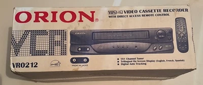 ORION VR0212 VHS VCR BRAND NEW IN THE BOX - Image 1 of 2