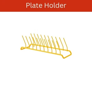 IKEA RINNIG Tellerhalter - gelb Küche Geschirrregal Organizer für Schrank/Regal - Bild 1 von 2