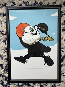 KANYE WEST GRADUATION BEAR YEEZY ART FRAMED SERIAL NUMBERED /30 RARE YZY YE! PB! - Picture 1 of 5