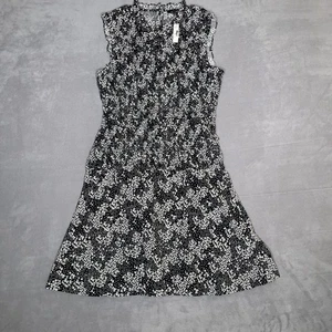 Madewell Kleid Damen 10 Blumen ärmellos gesmokt Rundhals Minikleid NU575 - Bild 1 von 14