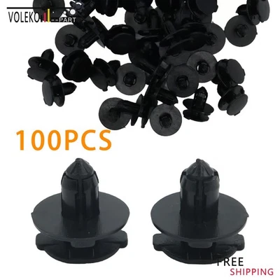 Remache retenedor clip empuje protector contra salpicaduras parachoques 100X para Infiniti G35 I30 JX35 M35 Foto 1 de 4