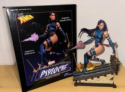 Marvel Select Diamond Premier Collection Psylocke 12 英寸树脂雕像灯饰 — 第 1/4 张图片
