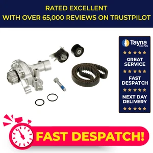 Timing Belt & Water Pump Kit fits CITROEN C4 PICASSO Mk1 1.8 07 to 11 6FY(EW7A) - Picture 1 of 8