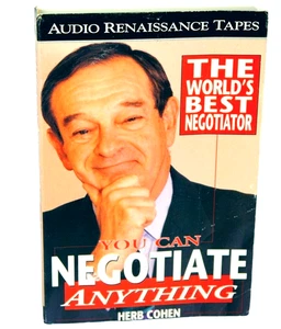 You Can Negotiate Anything, 1990 Audio Cassette, by Herb Cohen - Picture 1 of 3
