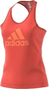 Adidas Women Design 2 Move Tank Top, Trace Scarlet, S - Picture 1 of 1