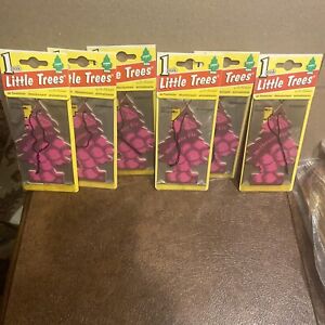 6 Little Tree Mulberry Fig Air Freshners ~ Discontinued Scent Vintage Fresheners