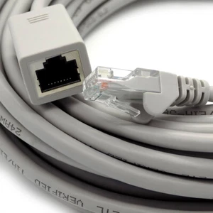 Cable de extensión Ethernet Cat6 CAT5e red RJ45 cable extensor macho - lote hembra - Imagen 1 de 14