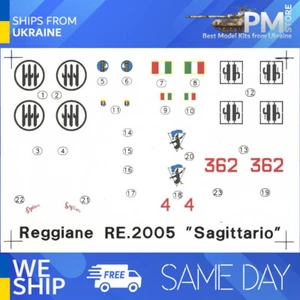 Techmod 72069 1/72 Decal for Reggiane Re-2005 Accessories for model kit - Picture 1 of 4