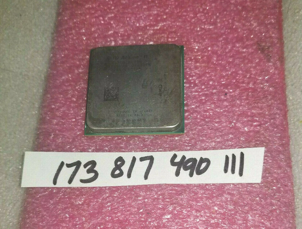 CPU Socket AM3, AMD Athlon II X2 255, 3100 MHz, Dual-Core. ADX2550CK23GQ - Image 1 of 1