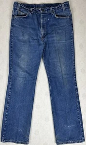 Vintage 70s Levi’s 20517 0217 Orange Tab Jeans Men’s Size 38x32 - Picture 1 of 13