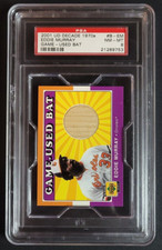 2001 Upper Deck Decade 1970's Eddie Murray Game Used Bat Relic PSA Graded 8