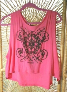 NWT 100% COTTON INSIGNIA SHIRT SALMON CAMELLIA ROSE INSIGHT 10 XL # 5729 - Picture 1 of 10