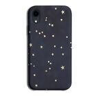 Black and Gold Starry Sky Phone Case Cover Stars Shapes Golden Space Girls F986