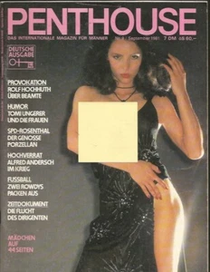 Penthouse, September 9, 1981. Evelyne Fuchs, Nicole Carole. German Edition - Picture 1 of 1