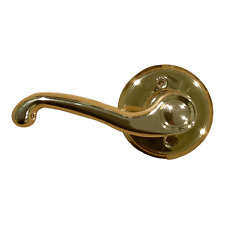 Schlage Brass Single Dummy Trim Left-hand Door Knob F170FLA605
