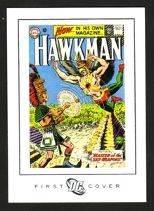 DC LEGACY FIRST TITLE COVERS INSERT CARD FC8 HAWKMAN ISSUE 1 - Foto 1 di 1