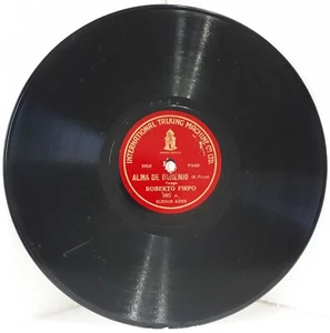 ROBERTO FIRPO Odeon ITM 905 Alma De Bohemio - De Mi Flor PIANO 1917 TANGO 78 RPM - Picture 1 of 2