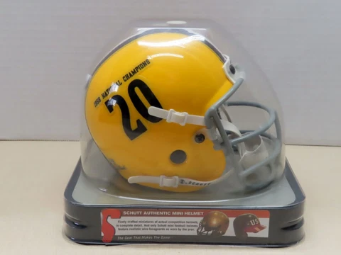 Schutt Authentic LSU Tigers 1958 National Champions Football Mini Helmet Cover