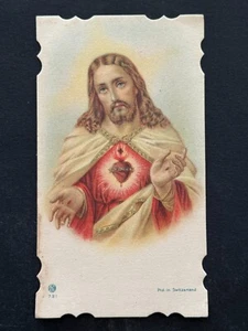 holy card chromolithography santino "JESUS" - Picture 1 of 2
