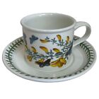 Portmeirion Botanic Garden Cup and Saucer Yellow Flowers w/ Butterfly