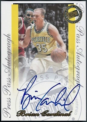 2000 Press Pass SE Autographs Brian Cardinal Rookie On-Card Auto - Image 1 of 2