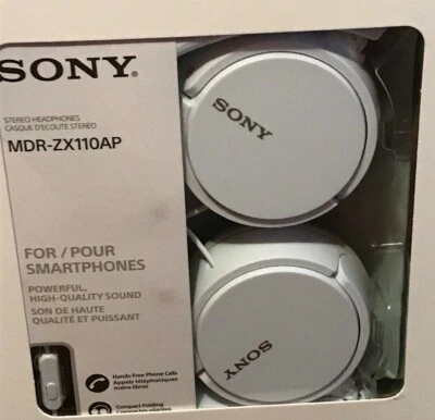 Sony MDR-ZX110 Headband Headphones - white - Image 1 of 4