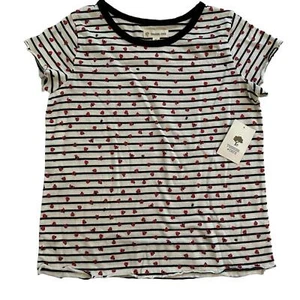 NWT Tucker +Tate Striped Ladybug T-shirt Girls Size 8 - Picture 1 of 8