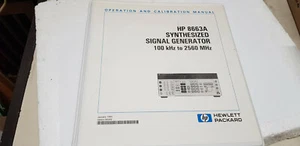 HP 8663A Synthesized Signal Generator Operation & Calibration Manual - Bild 1 von 3