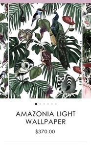 Witch & Watchman Wallpaper - Amazonia Light - Picture 1 of 5