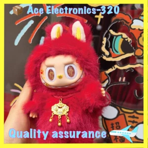 POP MART The Monsters Labubu Year of Snake Red Plush Doll 17cm Toy Keychain Gift - Picture 1 of 6
