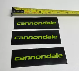 Lot Of 3 Cannondale Bike Bicycle Cycling Racing Decals Stickers Road Bike Parts - Picture 1 of 3